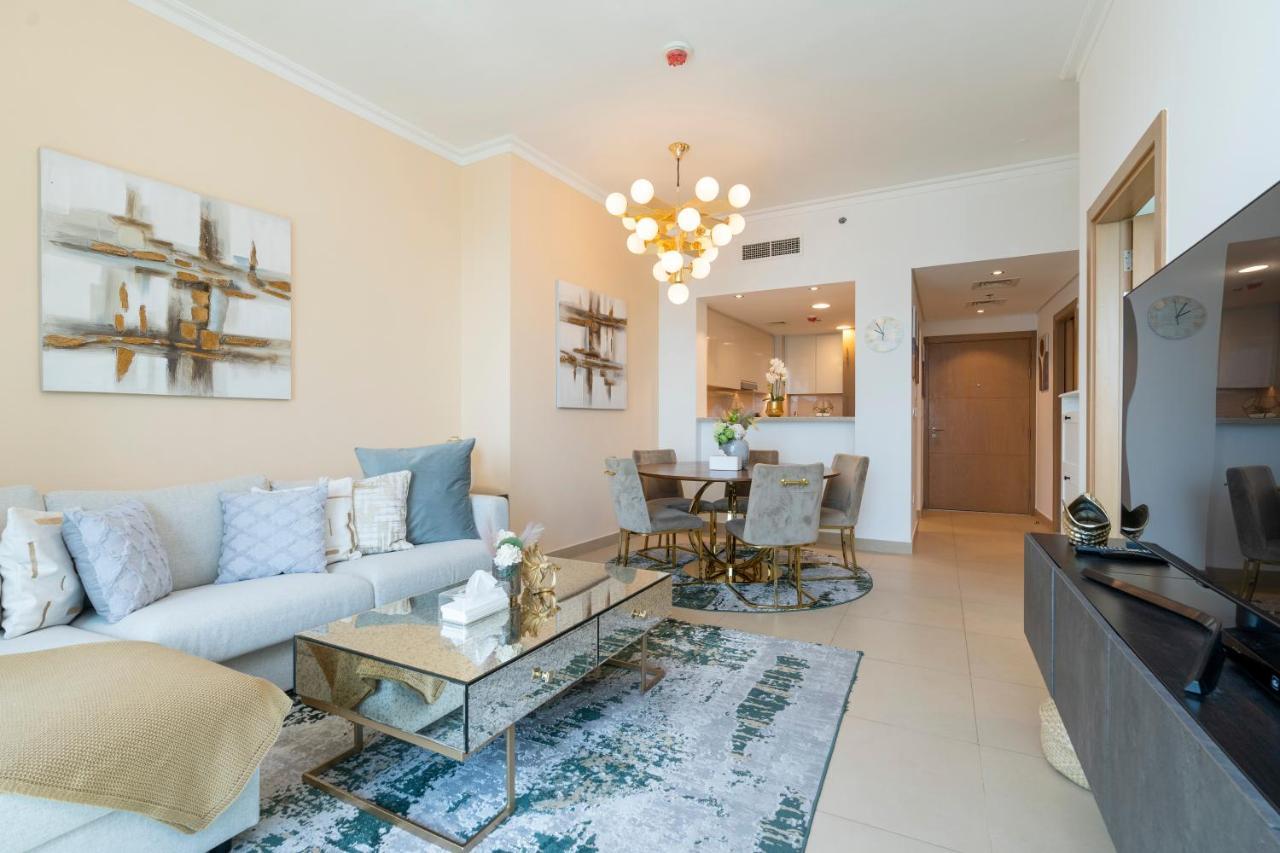 Prestige Living 1Br With Full Burj Khalifa View By Auberge Dubai Exterior foto