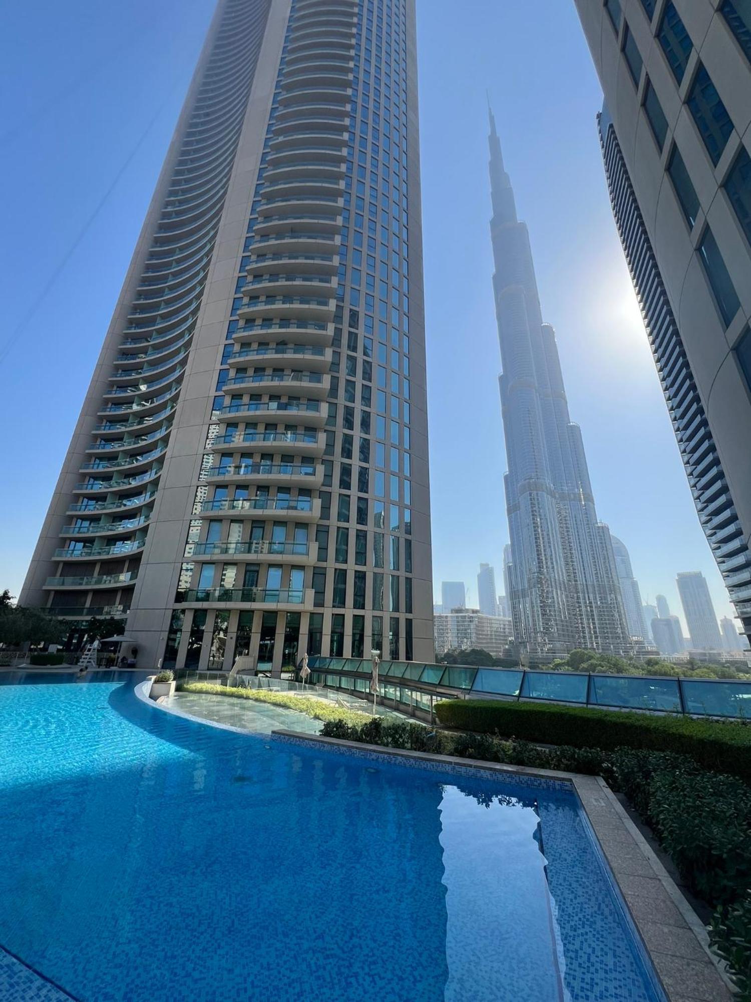 Prestige Living 1Br With Full Burj Khalifa View By Auberge Dubai Exterior foto